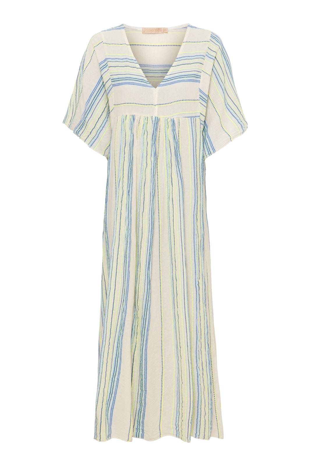 Marta Du Chateau - Dress - 8715A Blue/Yellow12 Kjoler 