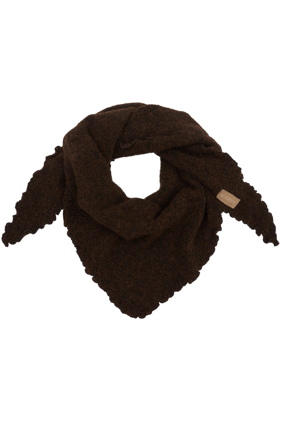 Marta Du Chateau - Marta Scarf 172-1100 - Brown Tørklæder 