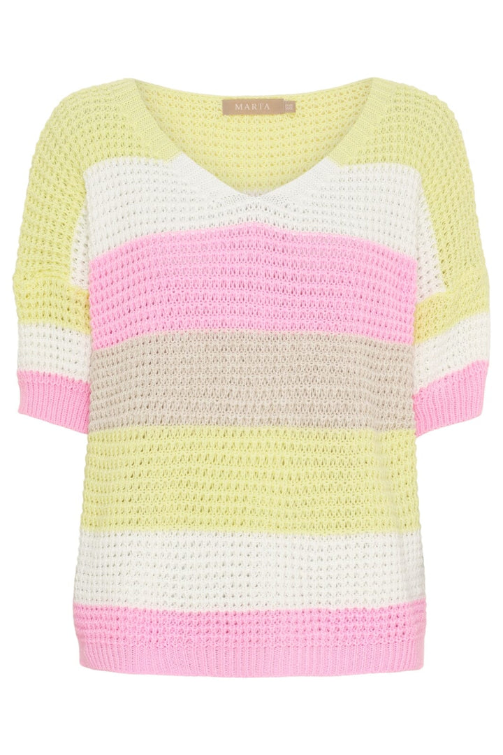 Marta Du Chateau - Mdcadela Knit 8075 - Giallo Strikbluser 