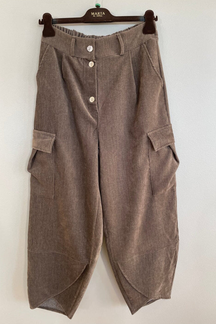Marta Du Chateau - Mdcarmeria Pants 8911 - Fango