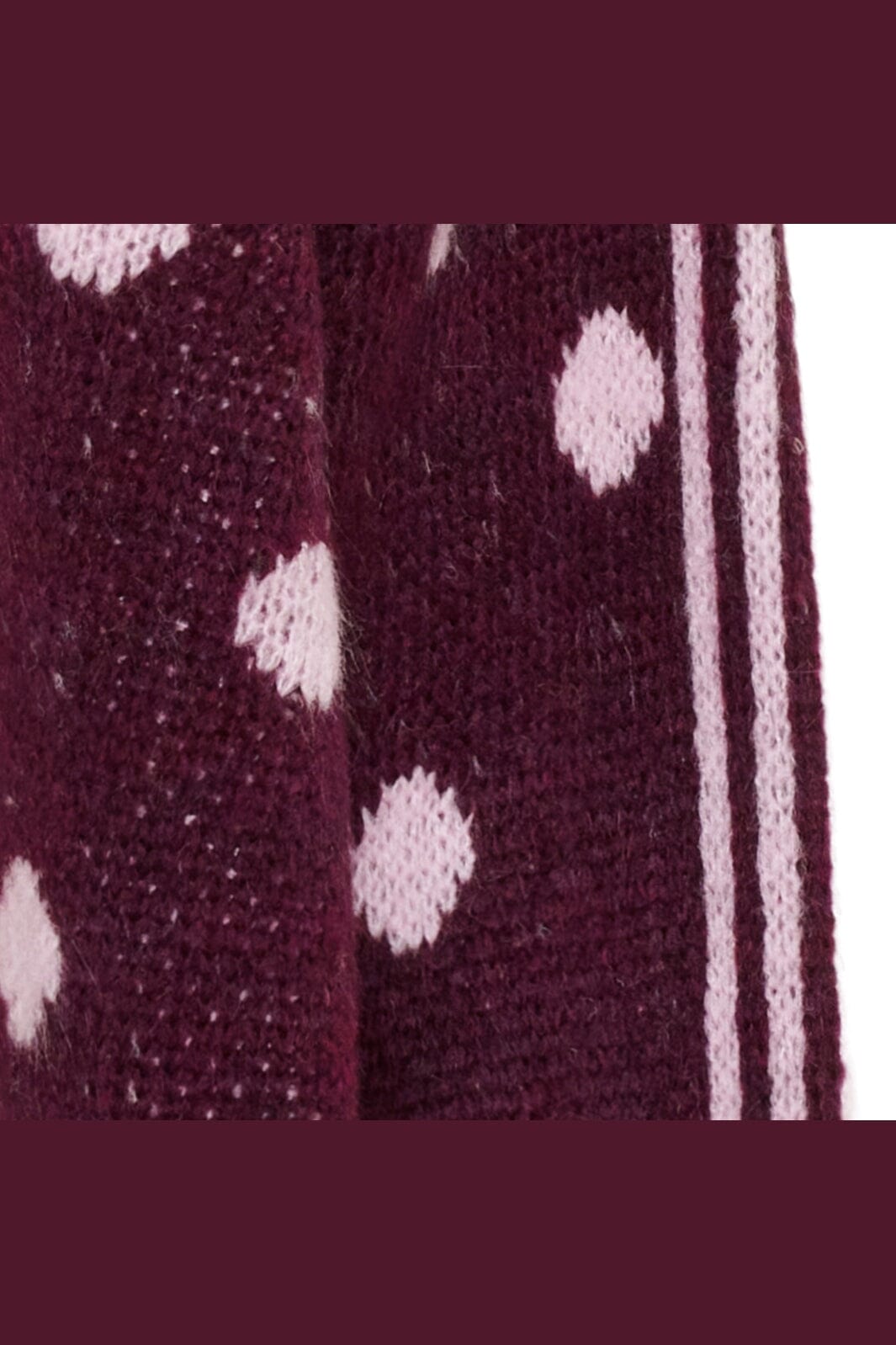 Marta Du Chateau - Mdcbellora Knit 9730 - Bordeaux/Rosa