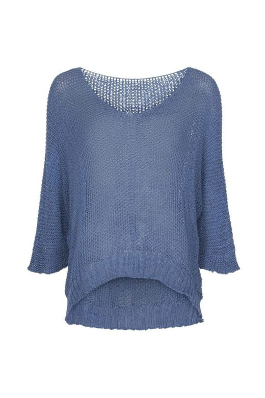 Marta Du Chateau - Mdcbetina Knit 7010 - Jeans 121 Strikbluser 