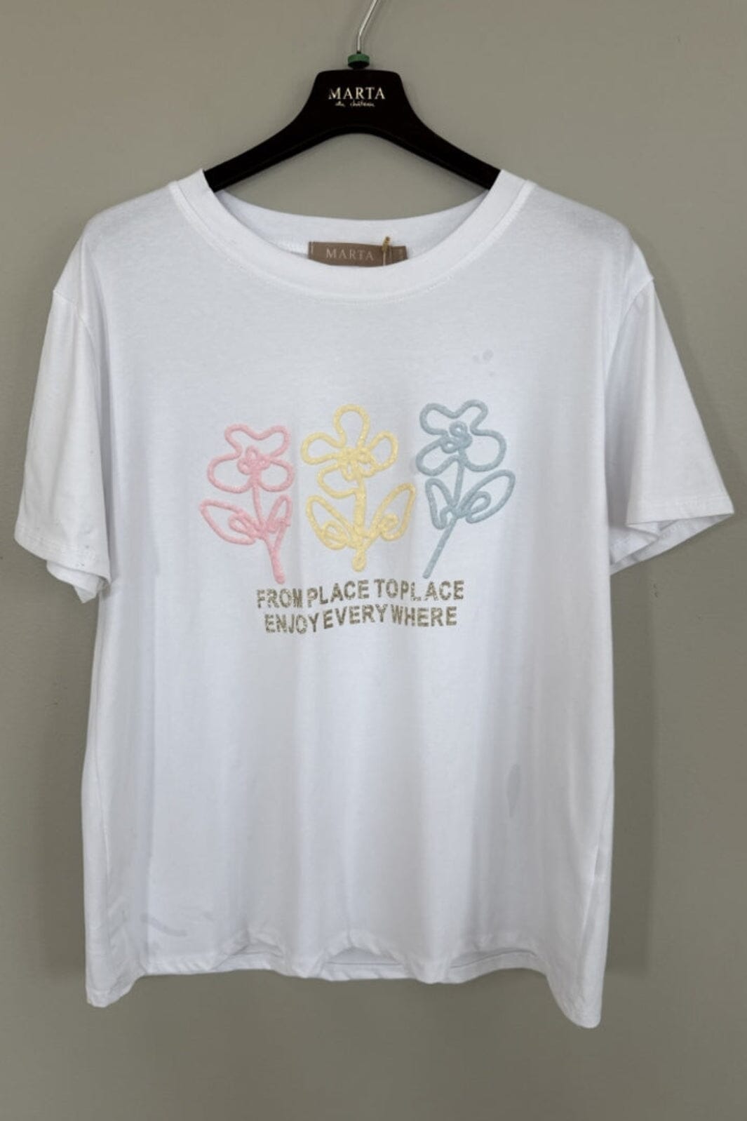 Marta Du Chateau - Mdccerelia Tee 22585 - White