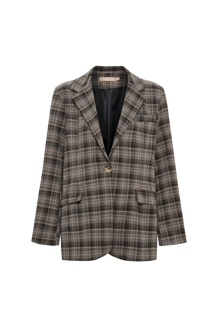 Marta Du Chateau - Mdccharm Blazer 15502 - Grey