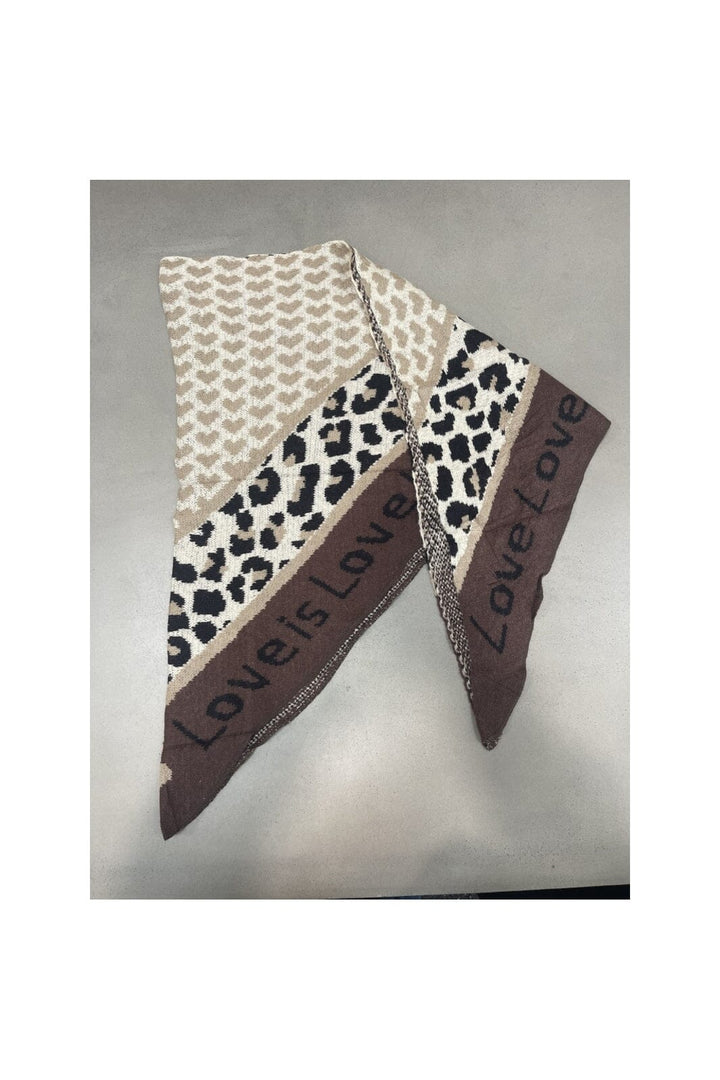 Marta Du Chateau - Mdcclio Scarf BA-0746 - Coffee