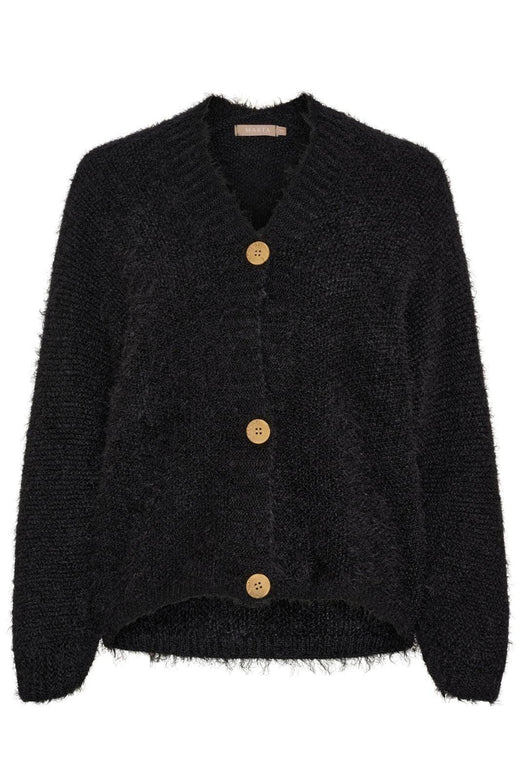 Marta Du Chateau - Mdcdakota Knit 809 - Black Cardigans 