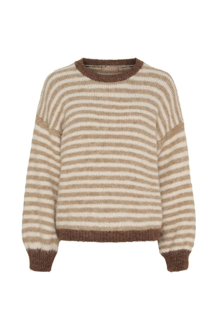 Marta Du Chateau - Mdcdanielle Knit 8080 - Beige/Fango/Moro
