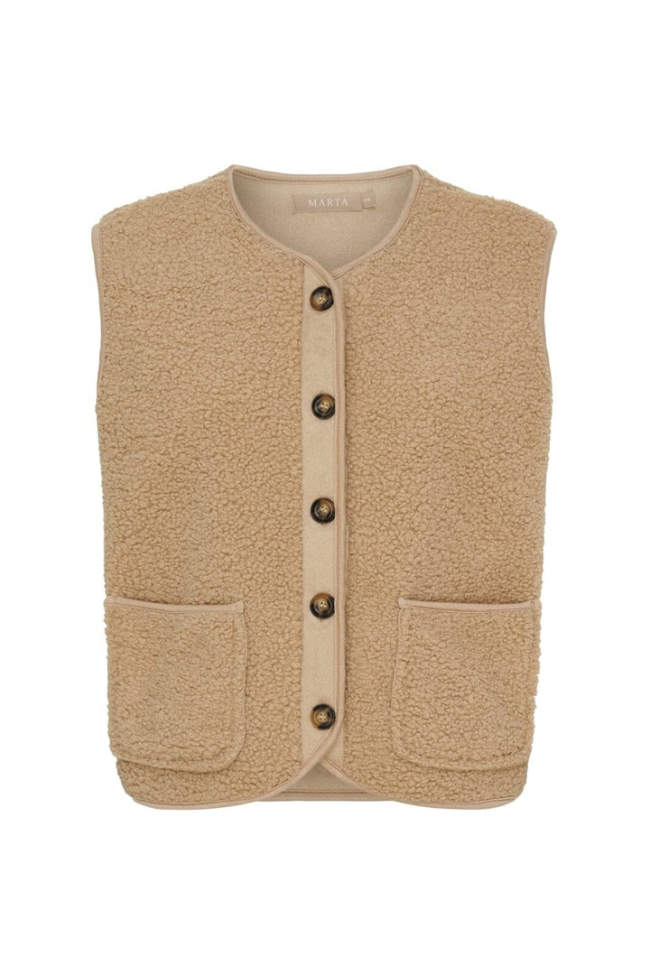 Marta Du Chateau - Mdcemmie Vest 25172 - Camel