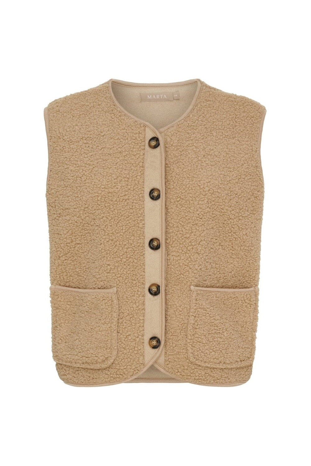 Marta Du Chateau - Mdcemmie Vest 25172 - Camel