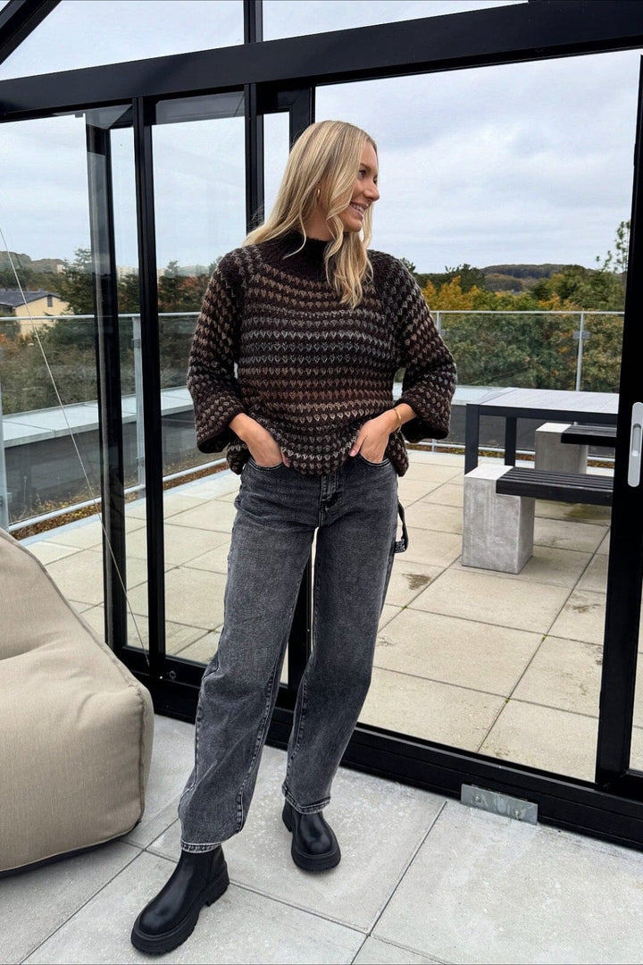 Marta Du Chateau - Mdcfatima Knit 25453 - Moro Strikbluser 