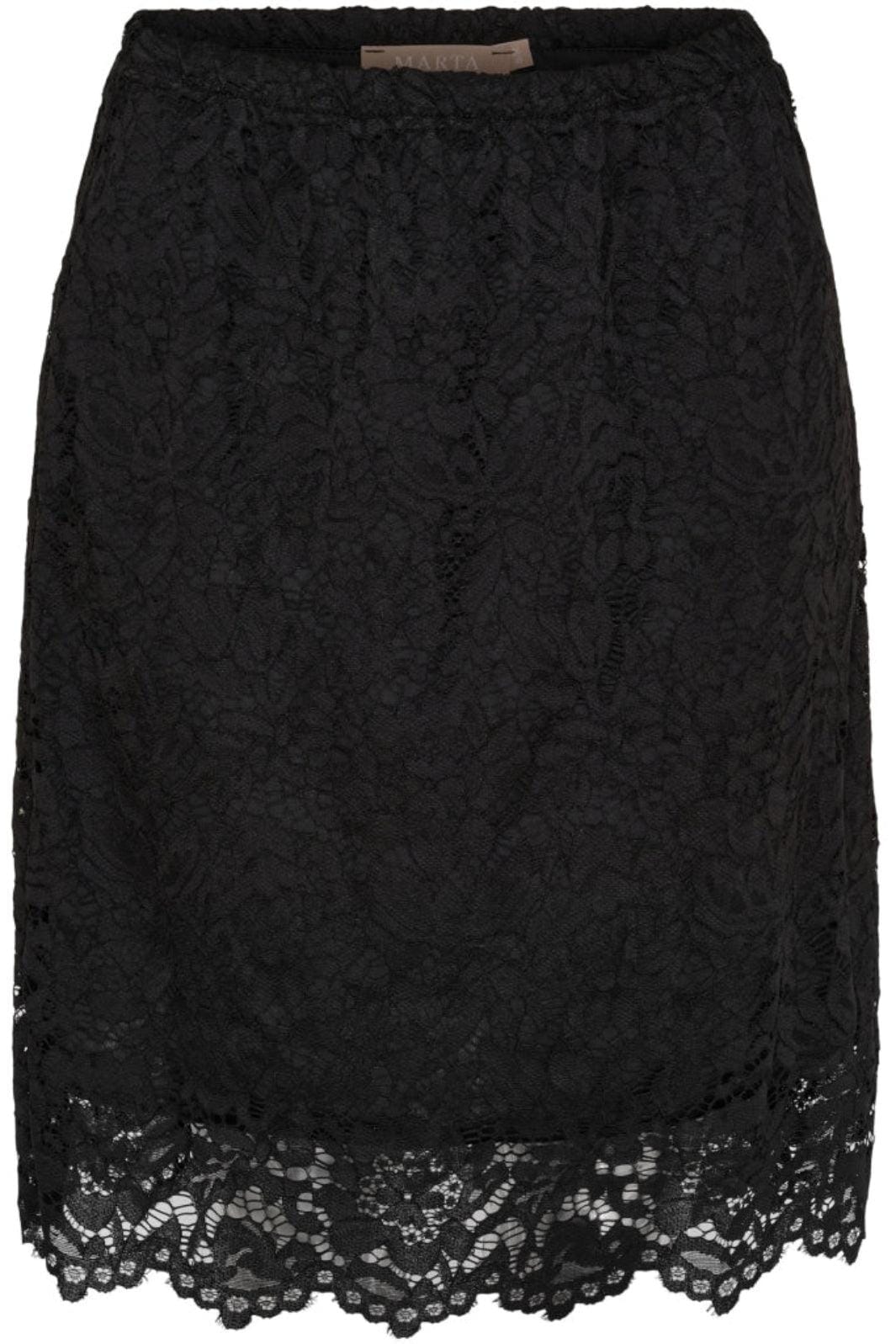 Marta Du Chateau - Mdcgeyser Skirt 7653 - Black Nederdele 