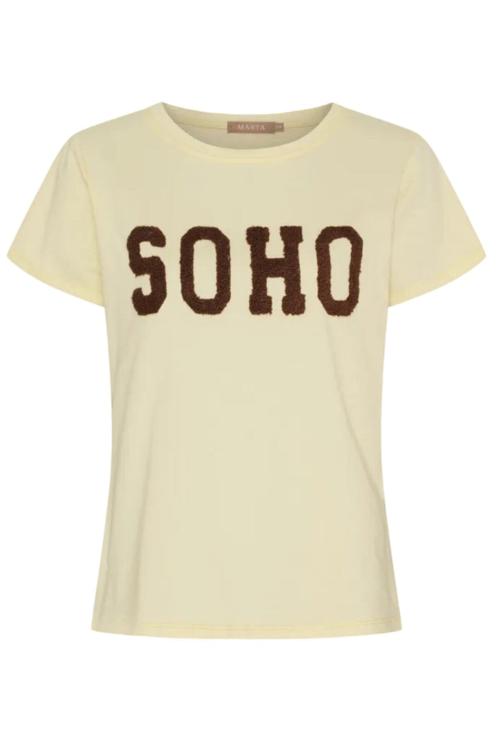 Marta Du Chateau - Mdcherdis Tee 84275 - Yellow14/Moro T-shirts 