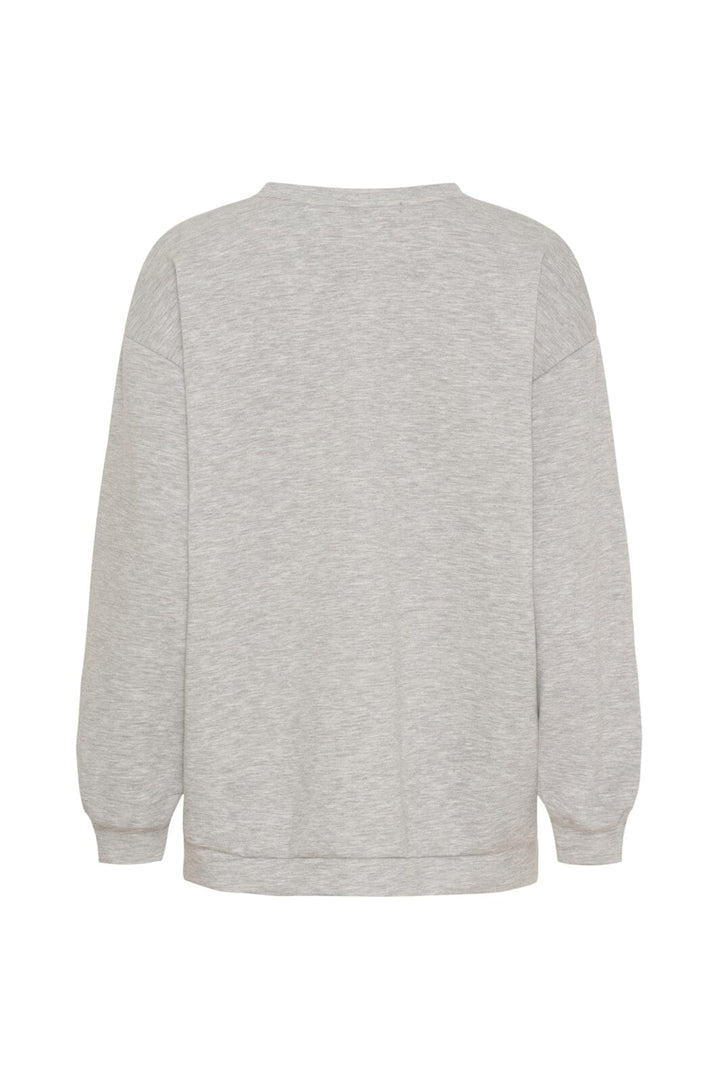 Marta Du Chateau - Mdchibiscus Sweatshirt 22659 - Grey/Black