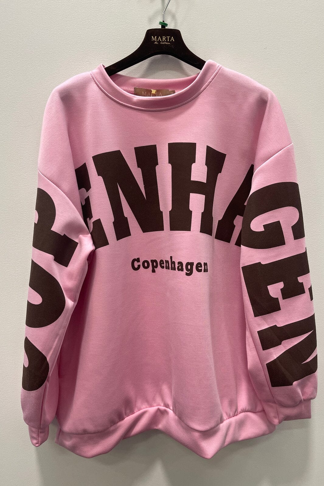 Marta Du Chateau - Mdchibiscus Sweatshirt 22659 - Pink Sweatshirts 