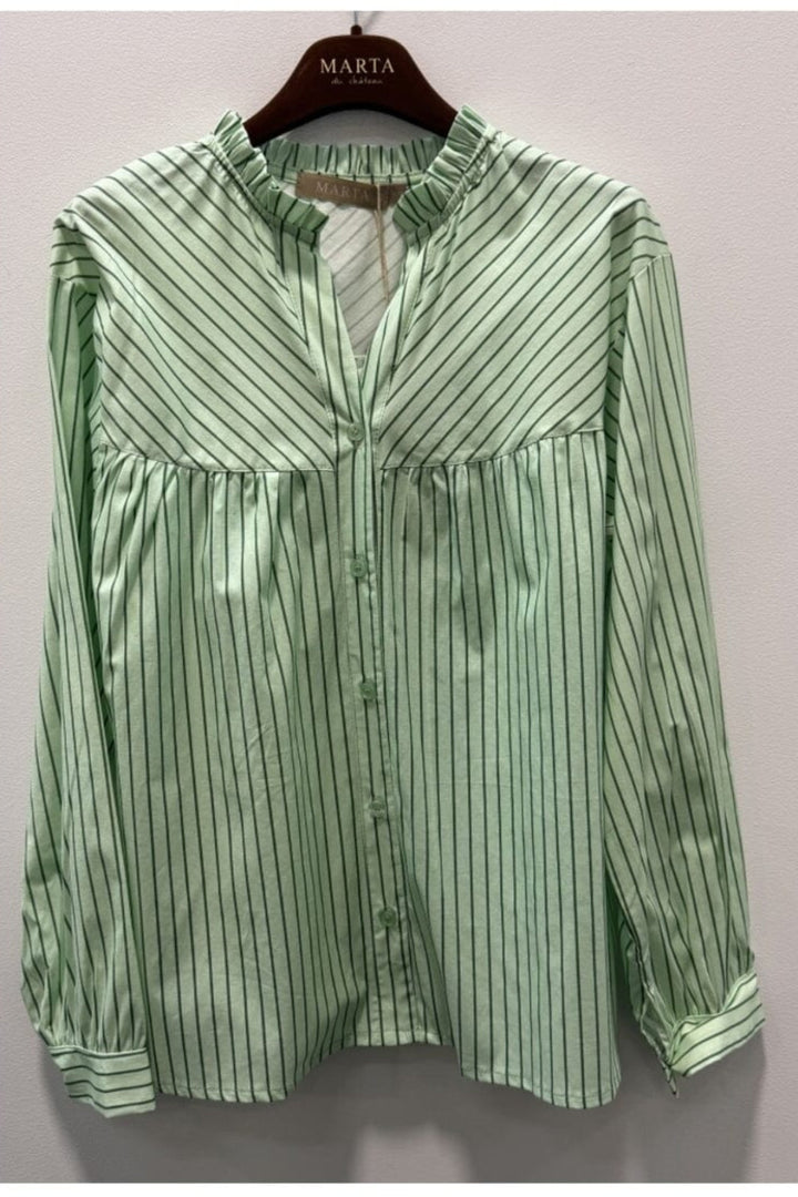 Marta Du Chateau - Mdckalina Shirt 7881 - Verde5888Tpg