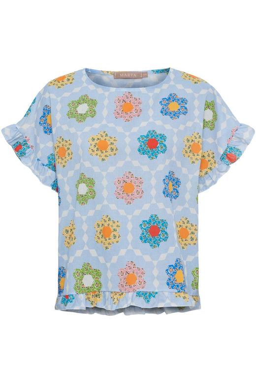 Marta Du Chateau - Mdckasimira Top 268483 - Lightblueipa1401D2