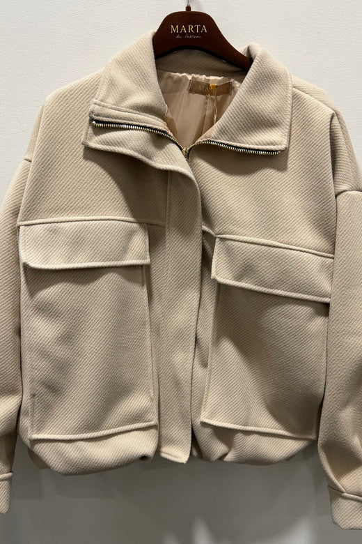 Marta Du Chateau - Mdclumi Jacket 7896 - Beige Jakker 