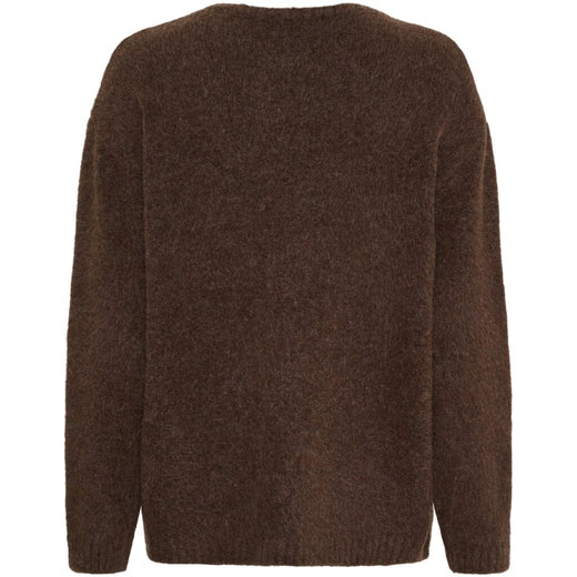 Marta Du Chateau - Mdcmara Knit KN8045 - Moro/Bordeaux Strikbluser 