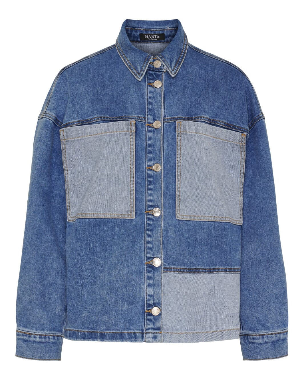 Marta Du Chateau - Mdcmilja Shirt MDC238-V9079A - Blue Denim Skjorter 