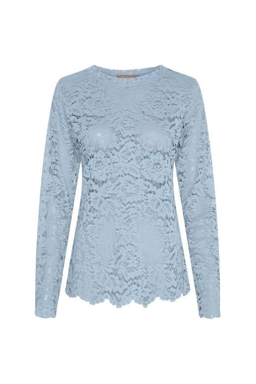 Marta Du Chateau - Mdcmilley Ls Tee 7707 - Light Blue