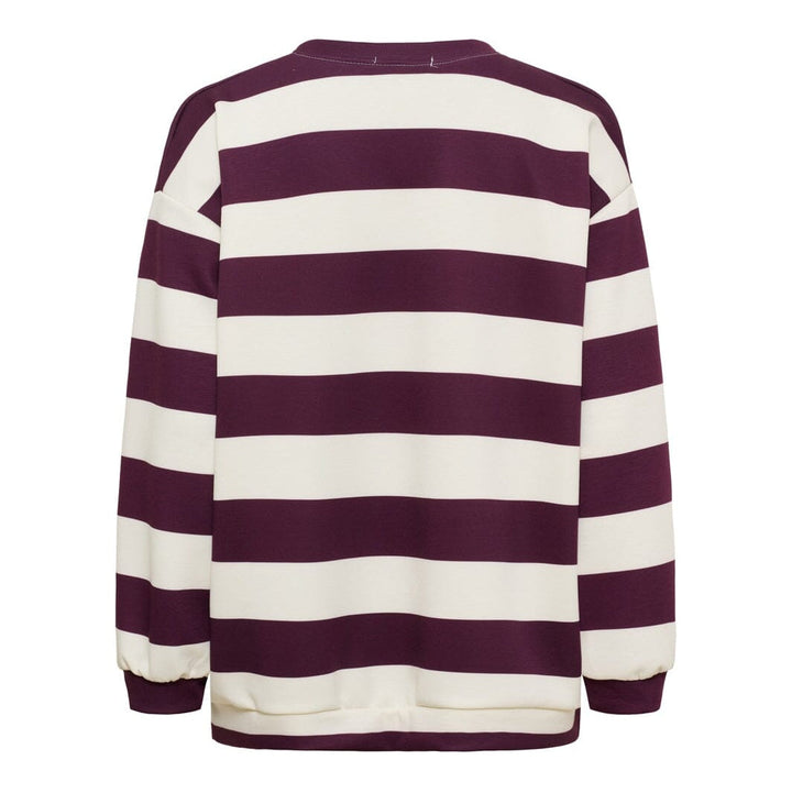 Marta Du Chateau - Mdcnerina Sweatshirt 22659S - Bordeaux/Pink