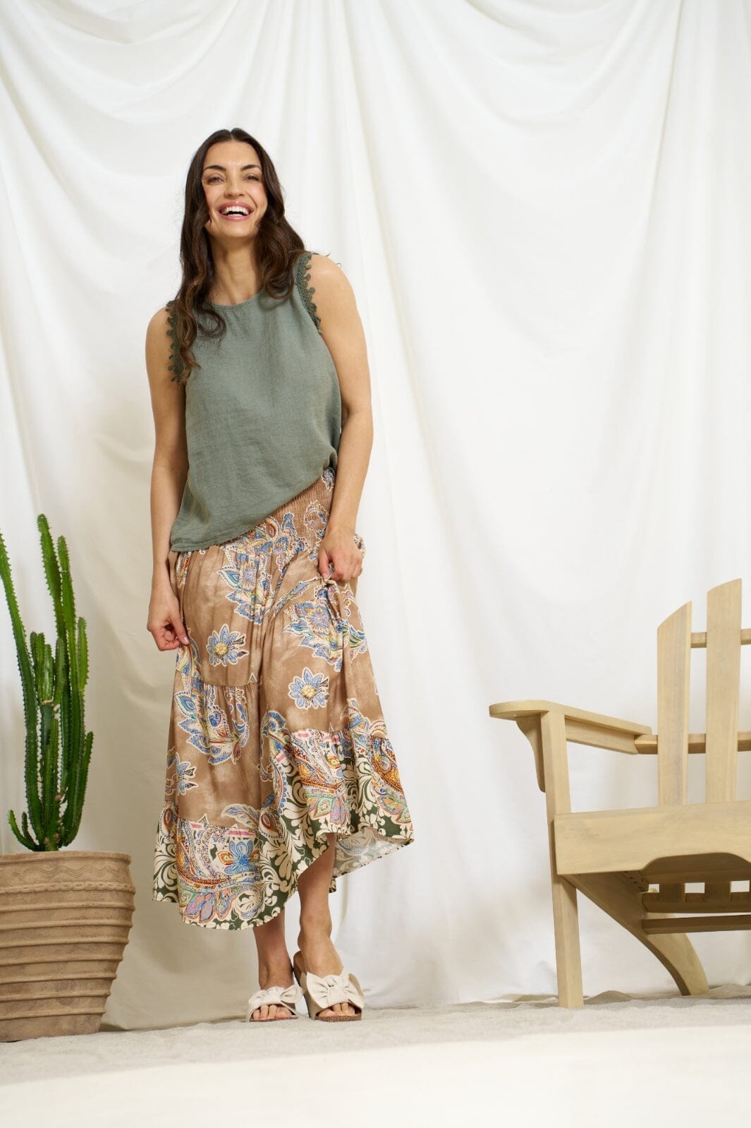 Marta Du Chateau - Mdcprincess Skirt 5201 - Camello7512Tpf Nederdele 
