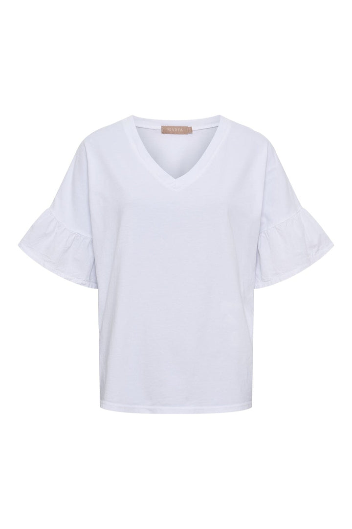 Marta Du Chateau - Mdcsabela Tee 26100 - White