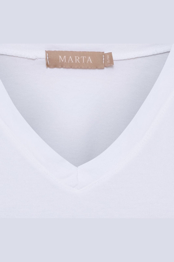 Marta Du Chateau - Mdcsabela Tee 26100 - White