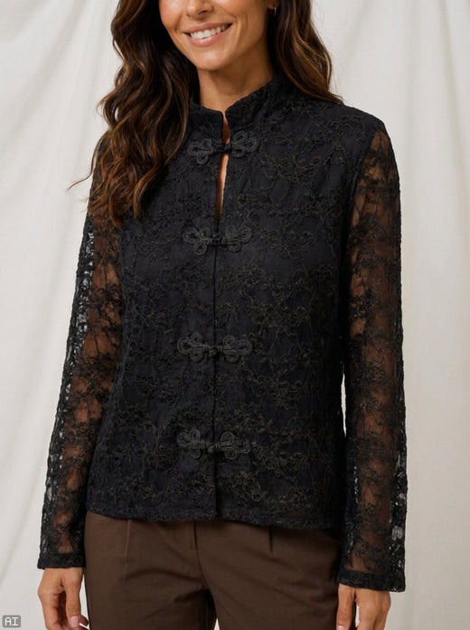 Marta Du Chateau - Mdcsenecia Blouse 8863 - Black Bluser 