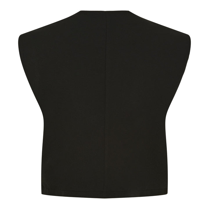 Marta Du Chateau - Mdcsmilla Vest - Black Veste 