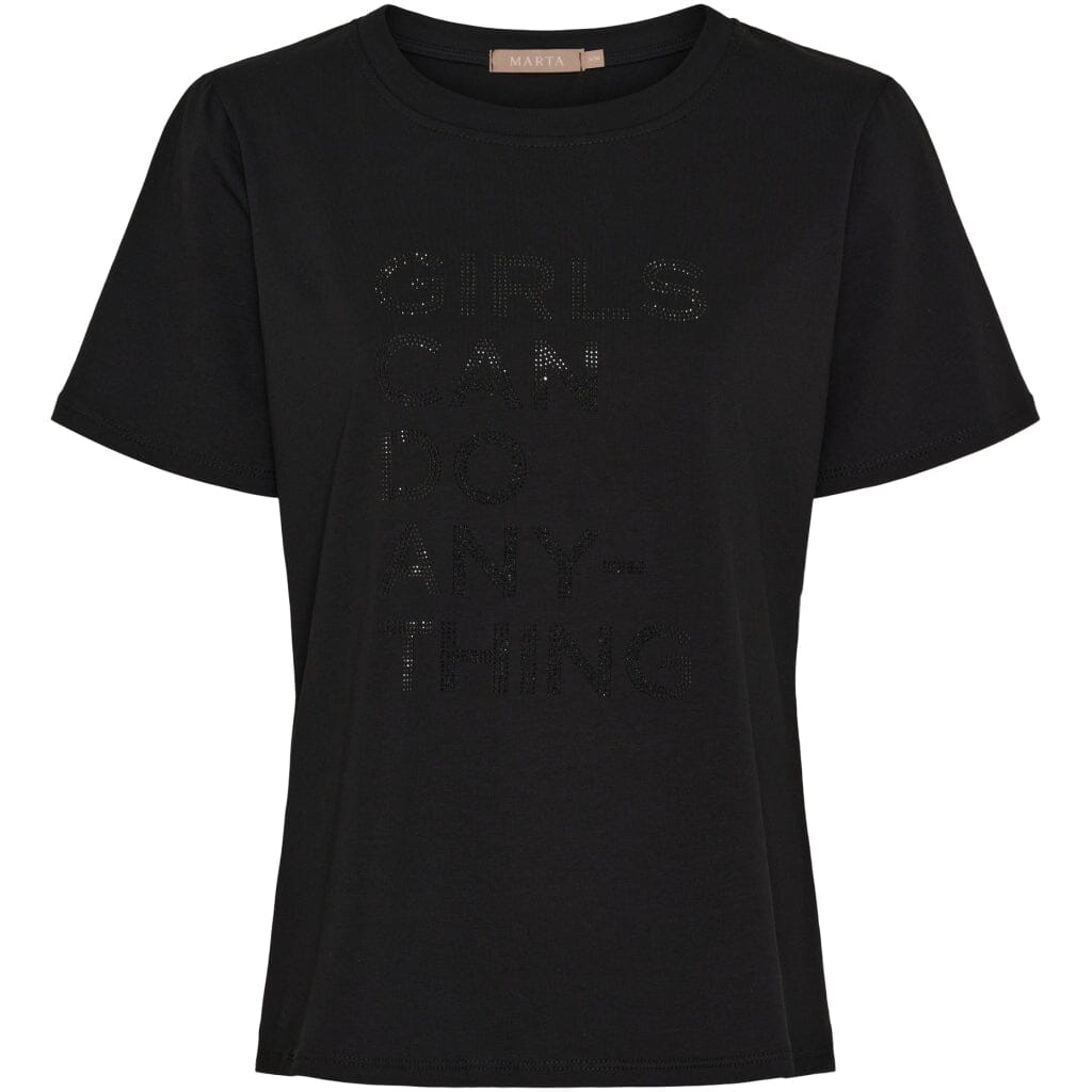 Marta Du Chateau - Mdcsunshine Tee 38188M - Black T-shirts 
