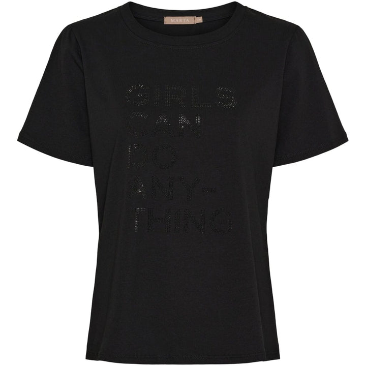 Marta Du Chateau - Mdcsunshine Tee 38188M - Black T-shirts 