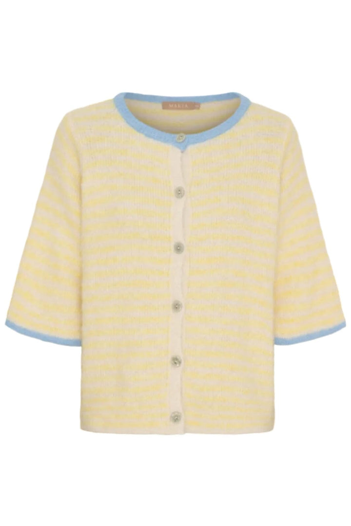Marta Du Chateau - Mdcsusanne Knit 8262 - Yellow Strikbluser 