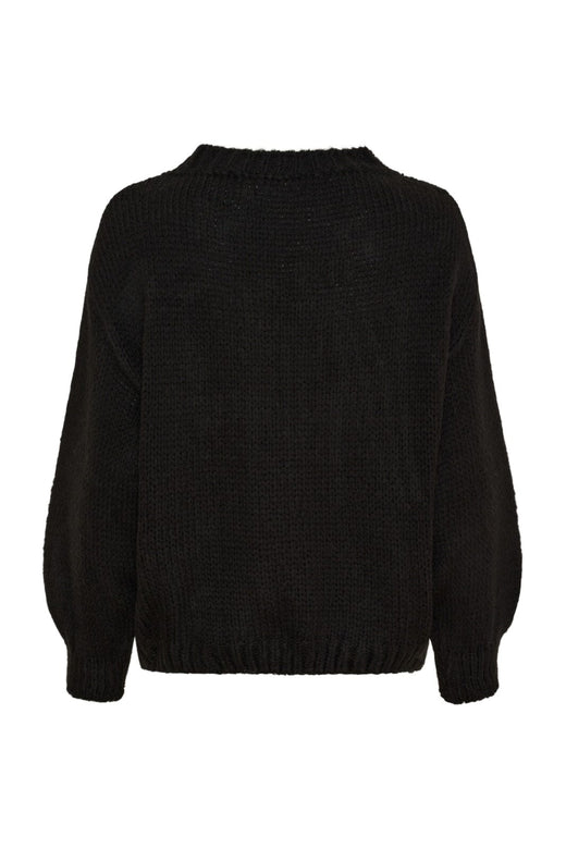 Marta Du Chateau - Mdctulip Knit 9580 - Black