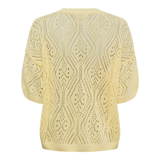 Marta Du Chateau - Mdcvina Knit 6592 - Yellow Strikbluser 