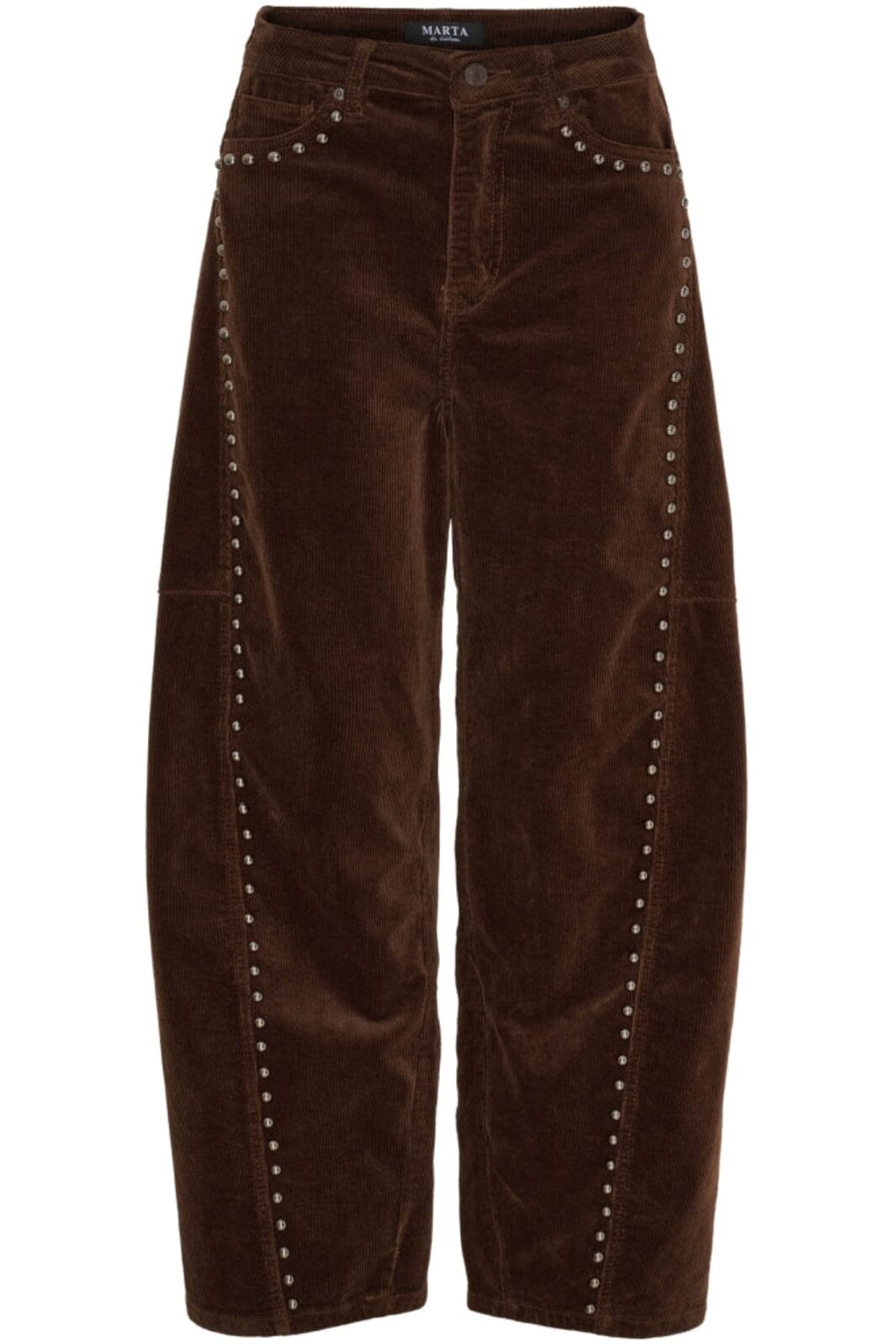 Marta Du Chateau - Mdcwanda Jeans MDC233-2566 - Corduroy Choco Jeans 