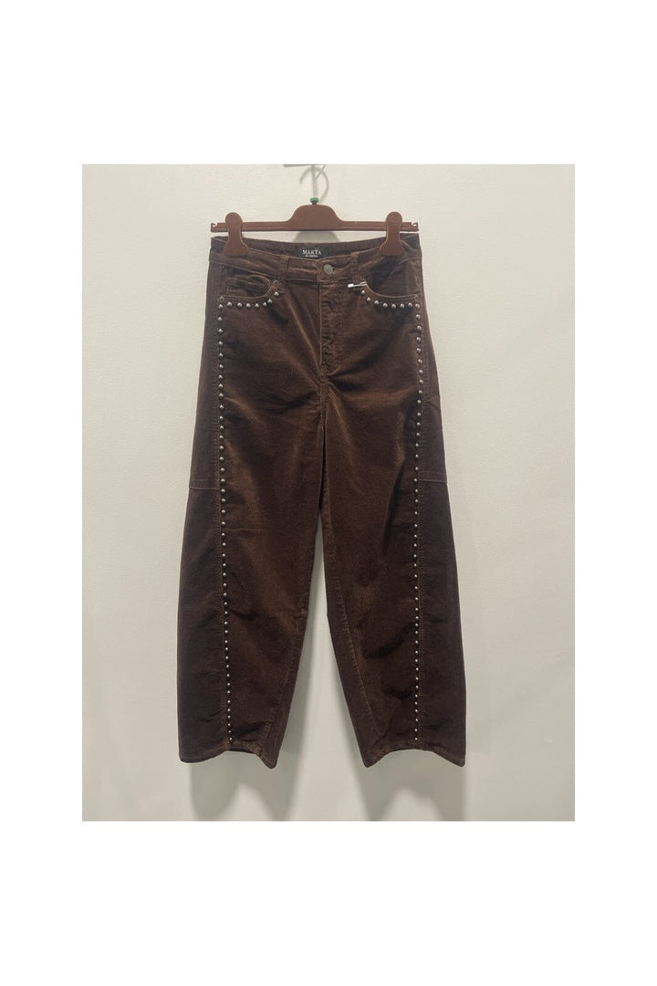 Marta Du Chateau - Mdcwanda Jeans MDC233-2566 - Corduroy Choco