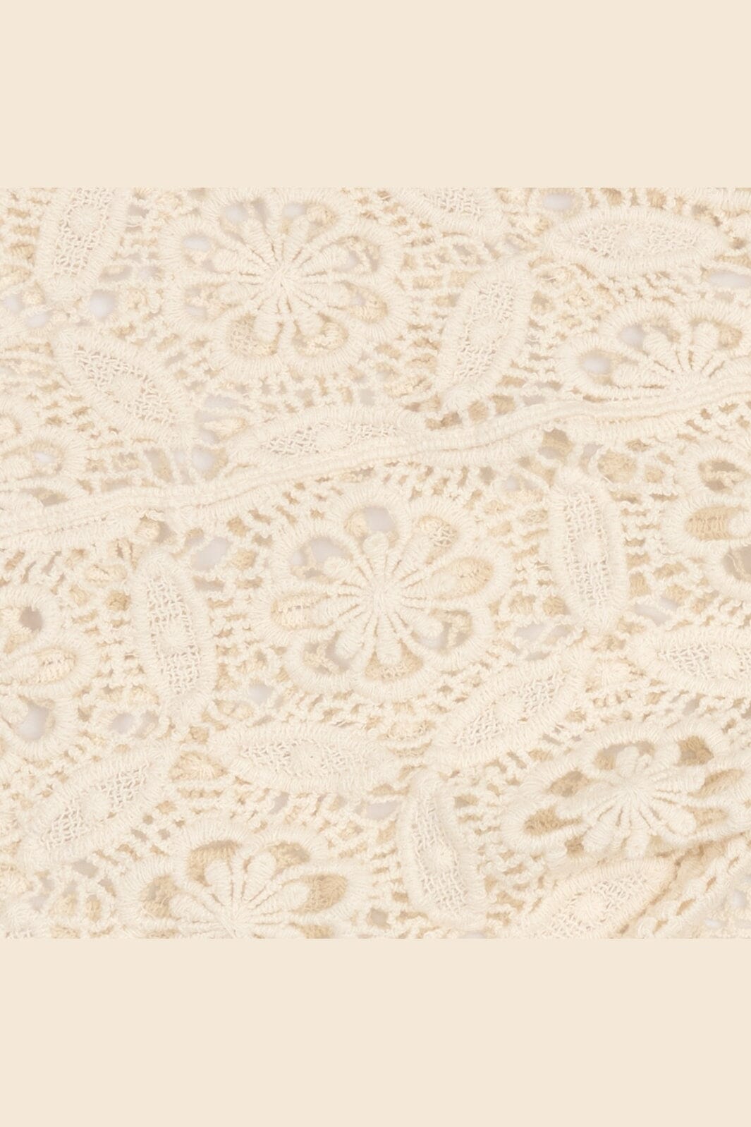 Marta Du Chateau - Mdczinnia Lace Hip Scarf BA-3510 - Beige