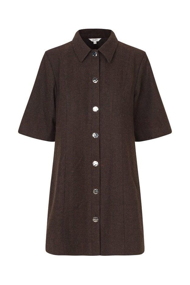MbyM - Bimalani-M 62389238 - U30 - Brown Black Twill Kjoler 