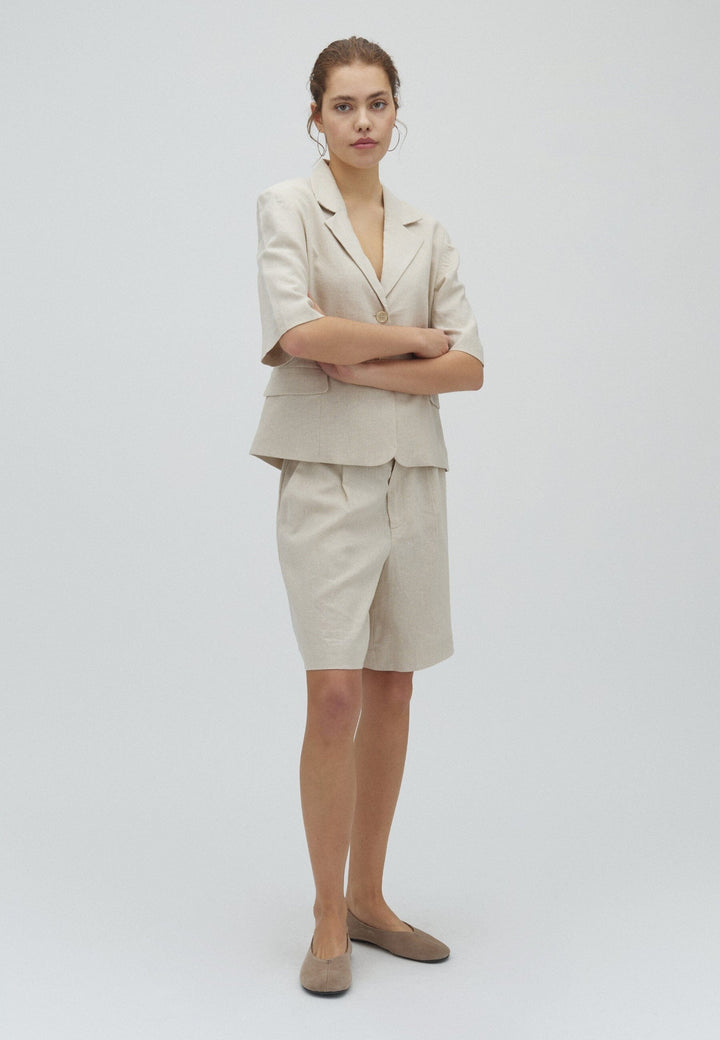 MbyM - Guri-M 31779531 - H47 - Natural Linen Shorts 
