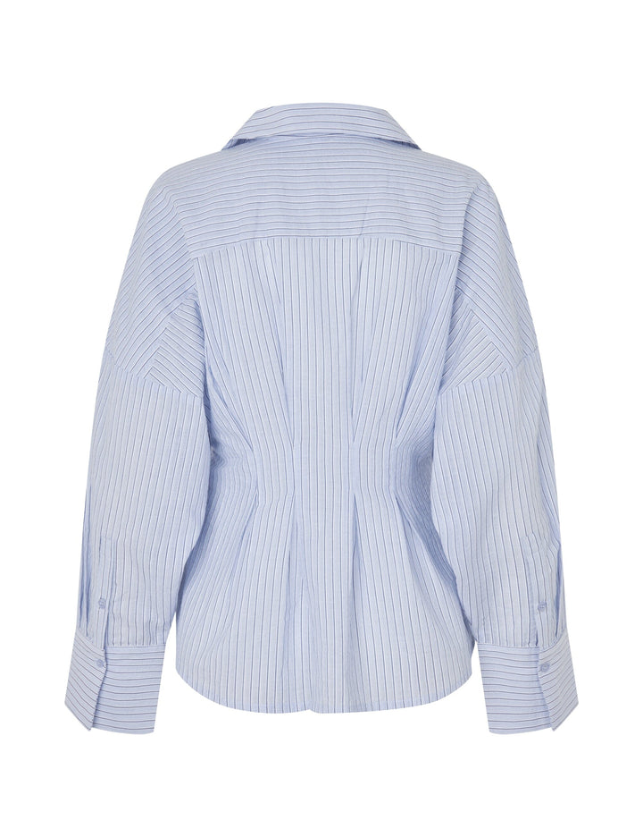 MbyM - Isidor-M 63481221 - U42 - Light Blue White Stripe Skjorter 