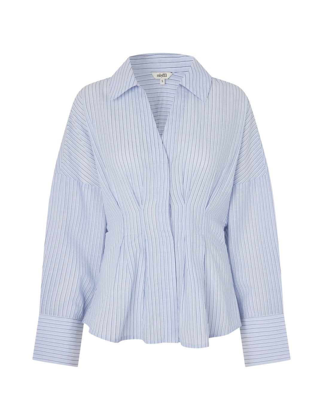 MbyM - Isidor-M 63481221 - U42 - Light Blue White Stripe Skjorter 