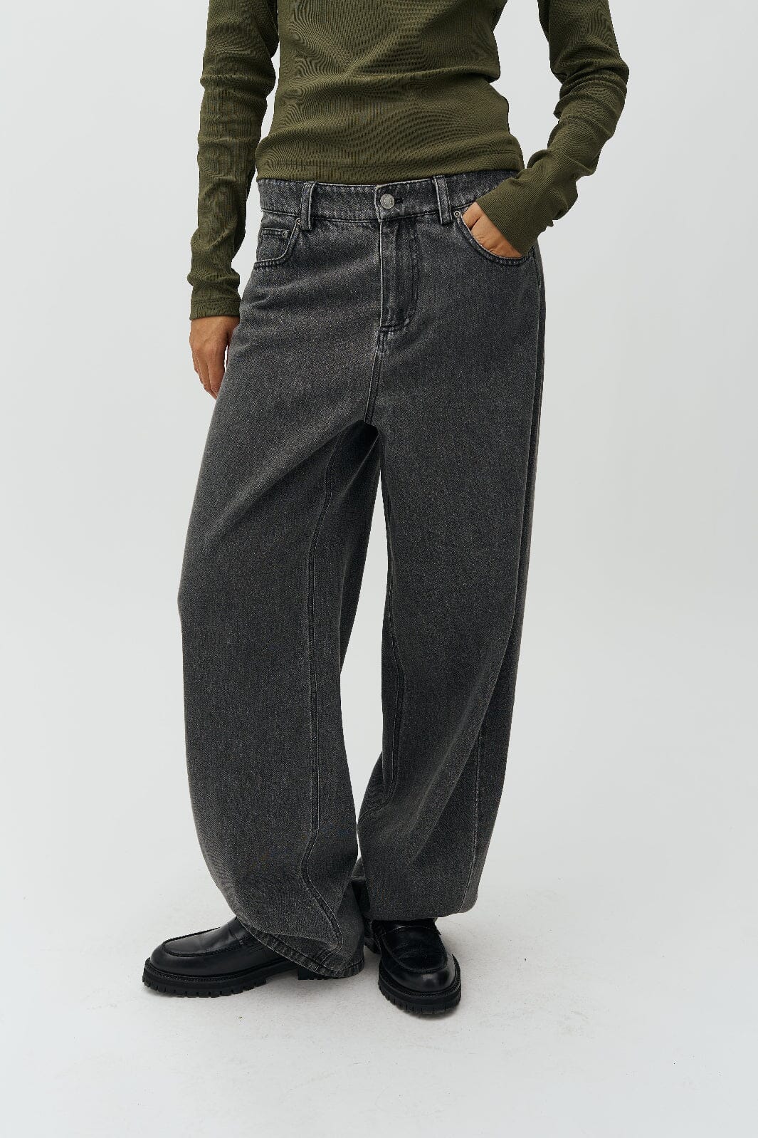 MbyM - Kendera-M 62421283 - Y08 - Dark Grey Wash Jeans 