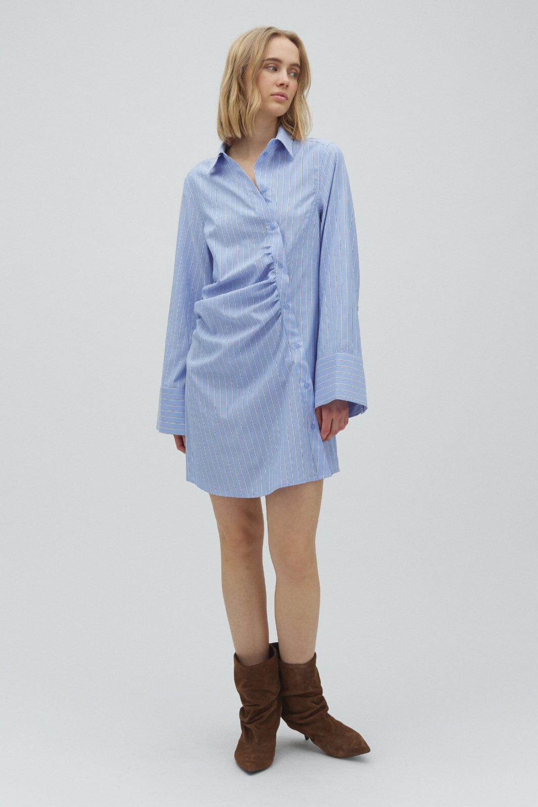 MbyM - Loutro L-M 65721595 - 272 - Bright Blue Stripe Kjoler 