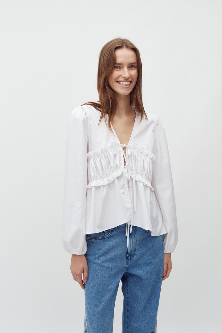 MbyM - Pipa-M 61620116 - 800 - White Skjorter 