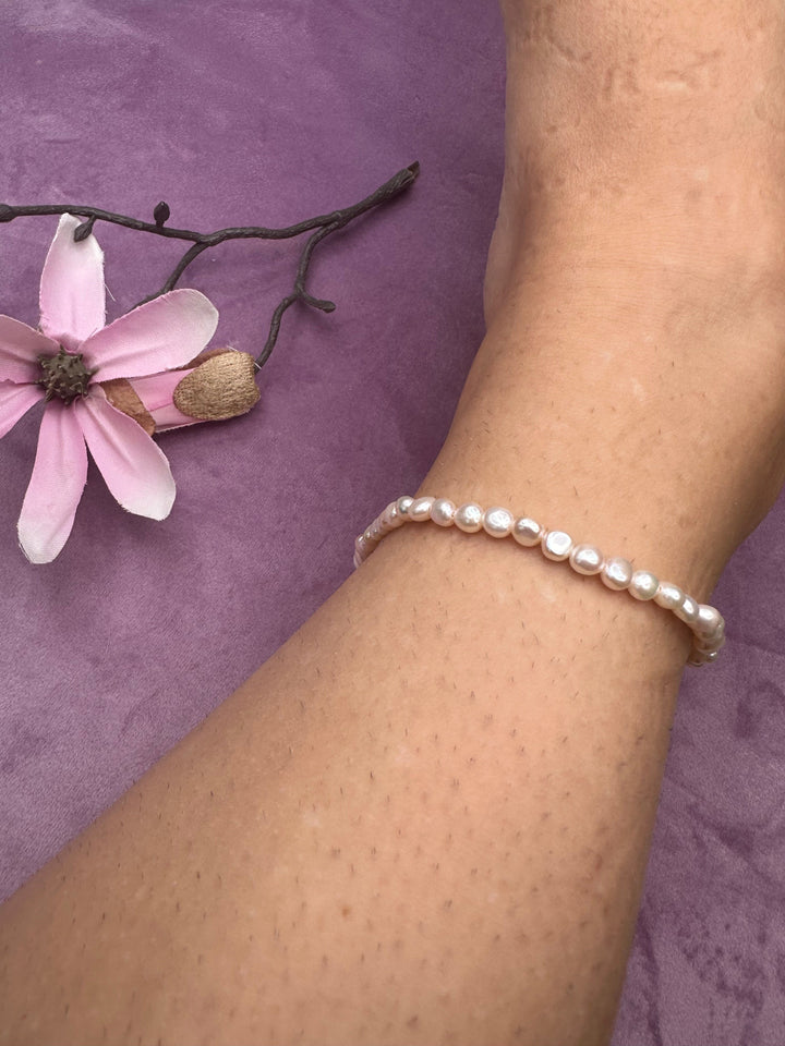 Mellow Moon - Barok Perle Ankelkæde - Forgyldt Ankelkæder 