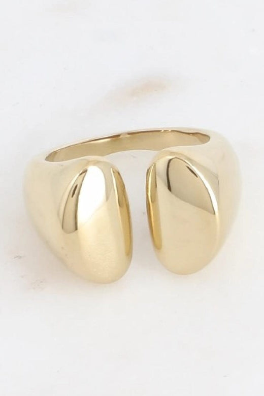 Mellow Moon - Colton ring round BS1817J0500 - Forgyldt