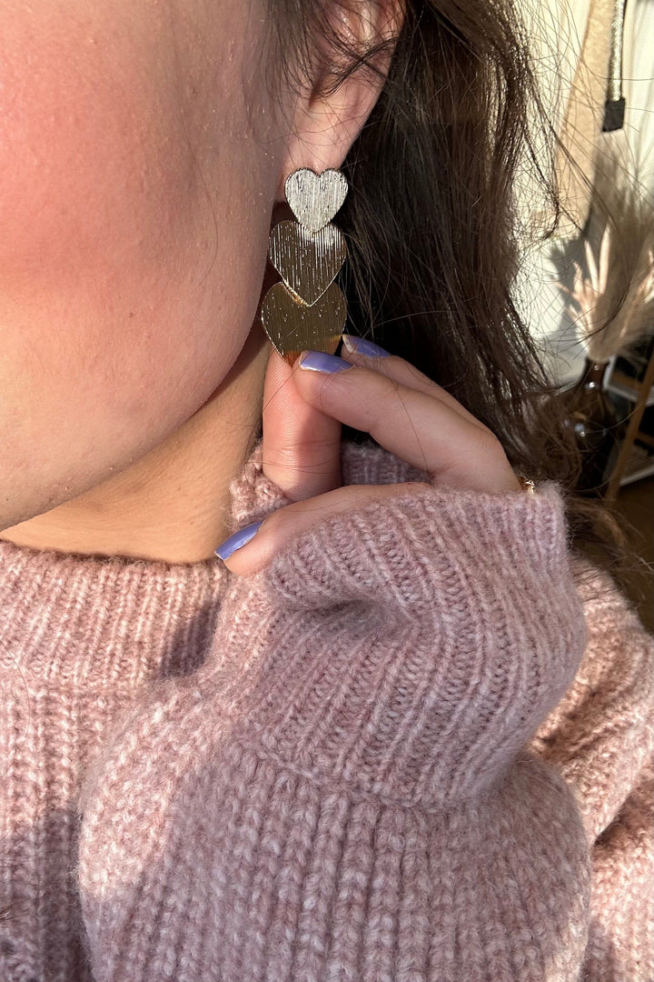 Mellow Moon - Earrings 2150383 - Forgyldt Øreringe 