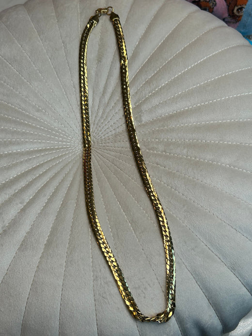 Mellow Moon - Snake Mesh Necklace Colh Serpent - Forgyldt Halskæder 