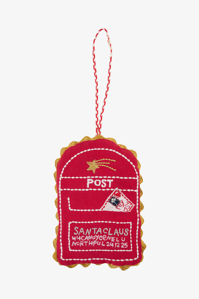 Sissel Edelbo - Santa'S Mailbox Ornament Se 2134 - Red